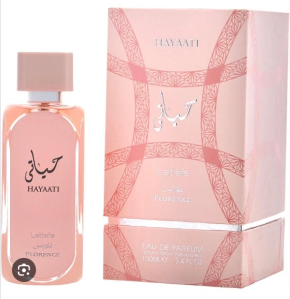 Lattafa Hayaati Florence Eau de Parfum 3.4 oz 100ml