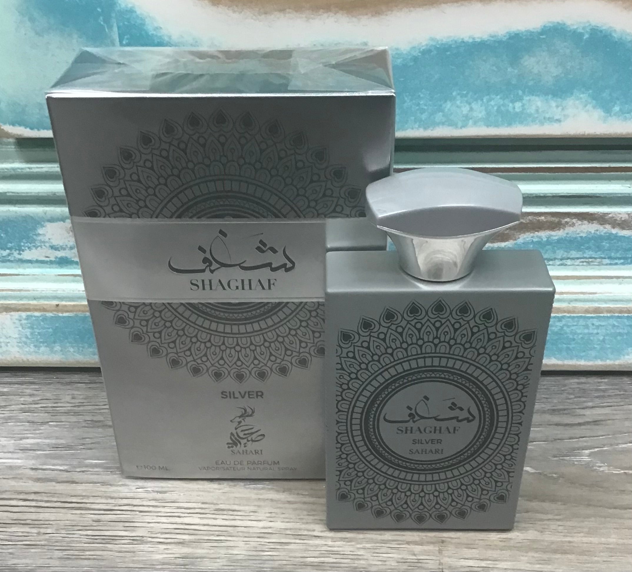 Shaghaf Silver for Men by Sahari 3.4 oz 100ml Eau de Parfum