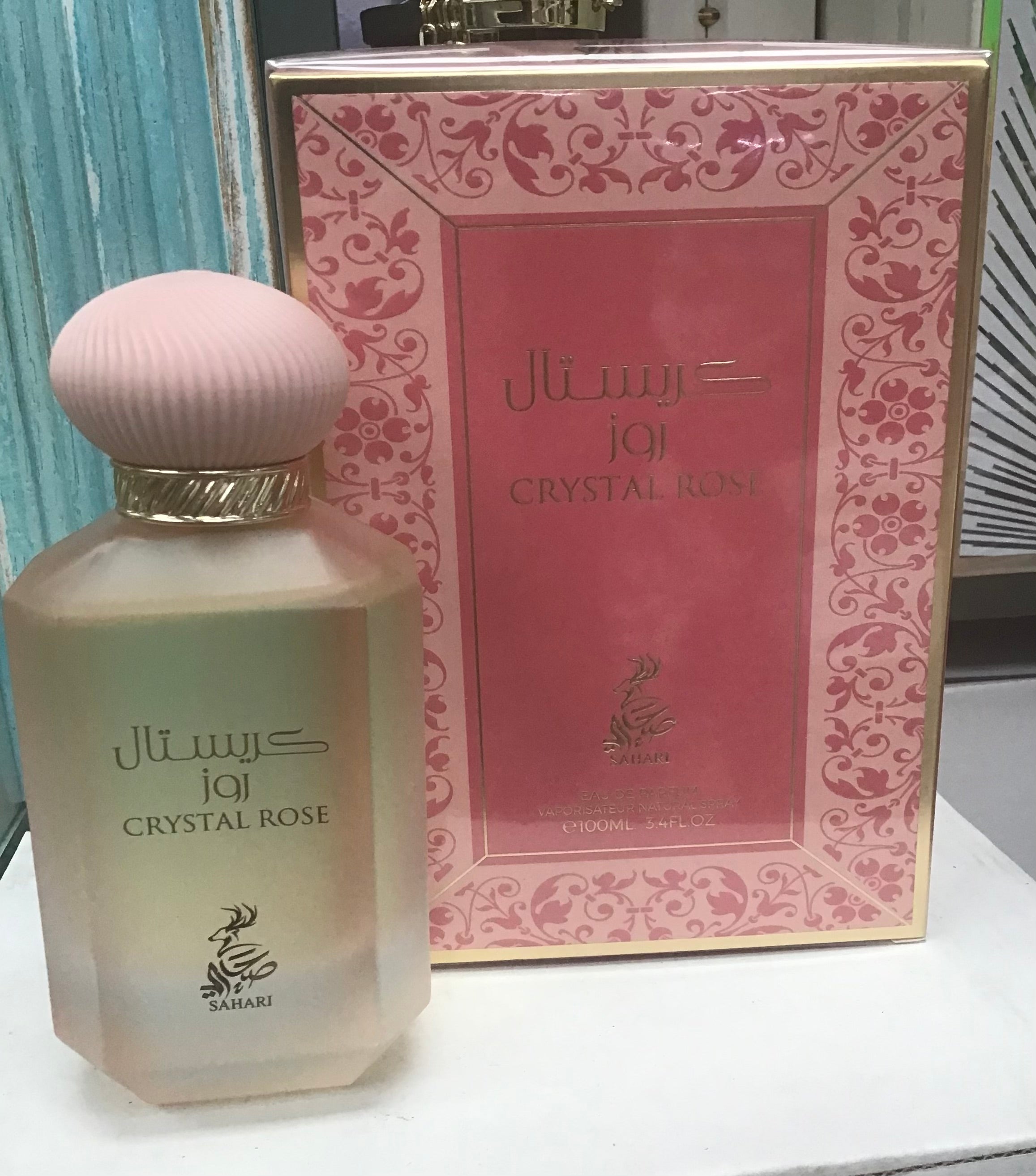 Sahari JQJ Crystal Rose 3.4 oz 100ml Eau de Parfum